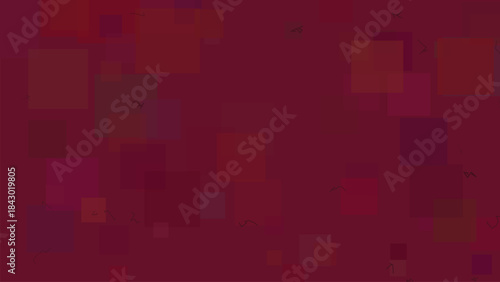 Vibrant red and pink geometric pattern