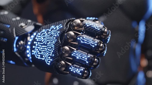 Robotic Glove Micro LED Circuits
