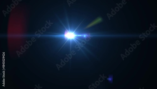 lens flares for video motion, anamorphic lens flare