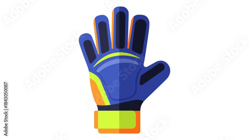 Vibrant athletic glove for sports performance and protection