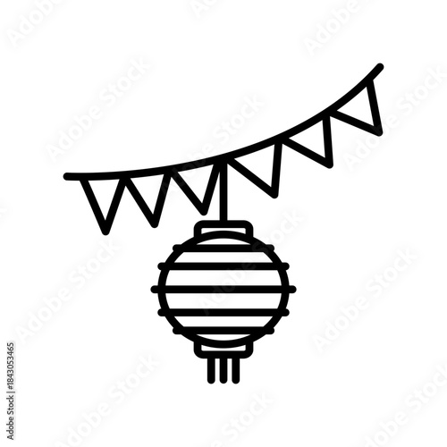 Chinese new year icon design template