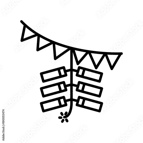 Chinese new year icon design template