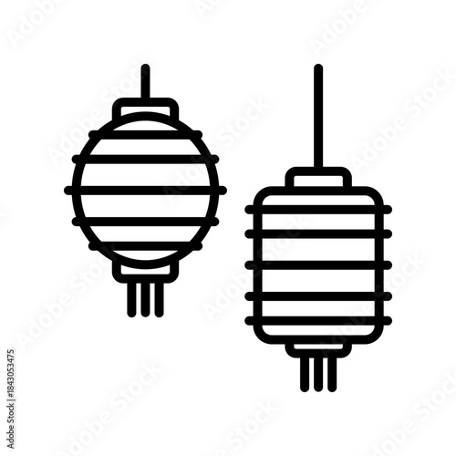 Chinese new year icon design template