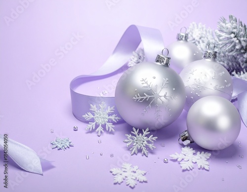 Merry Christmas greeting template with festive holiday atmosphere. Features elegant Christmas decorations, seasonal elements, and warm winter colors. Suitable for greeting cards, posters, banners, soc