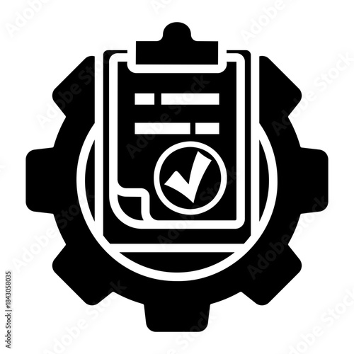 quality control Solid icon