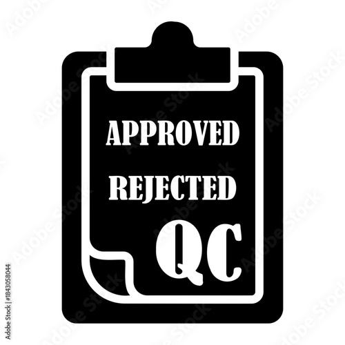 quality control Solid icon