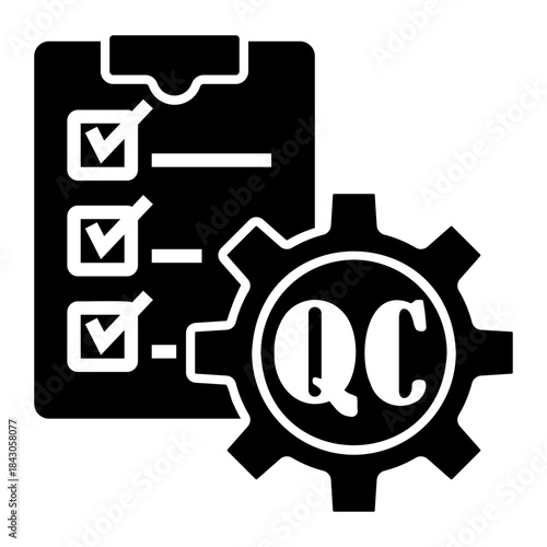 quality control Solid icon