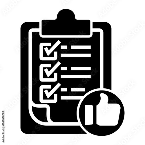 quality control Solid icon