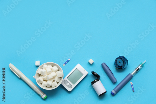 Digital glucometer, lancet ...