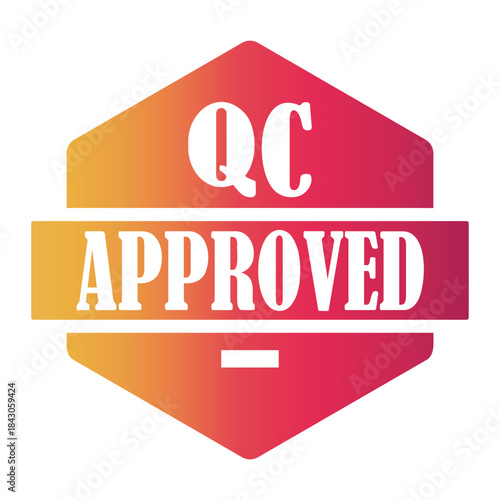 quality control Gradient icon