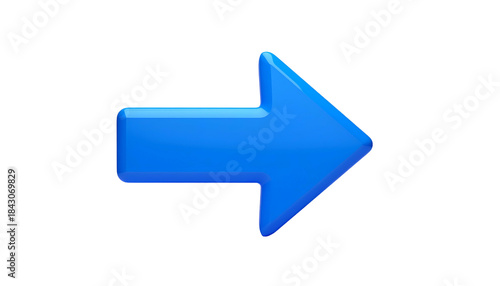 Free Download Shiny, vibrant blue arrow pointing right, with a dark background - GFXLoad