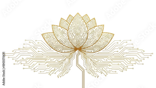 Illustration of a person sleeping in bed under a crescent moon with abstract sound or brainwave patterns above, representing sleep analysis.