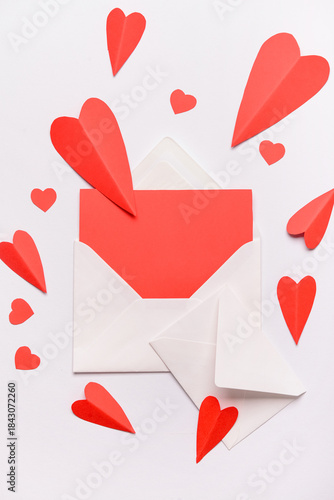 Envelopes with blank card a...