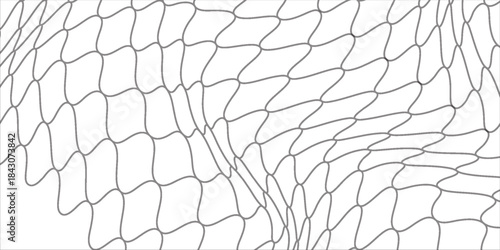 Mesh texture for fishing nets. Grunge pattern for sportswear or soccer goal, volleyball net, basketball hoop, hockey, athletics. Mesh background