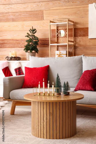 Stylish interior of modern ...