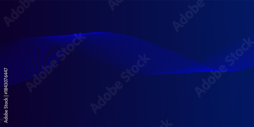 Abstract purple banner background with technology modern wave for business, corporate, seminar, talks, and creative project