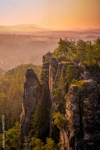 Sonnenaufgang Sächsische Schweiz