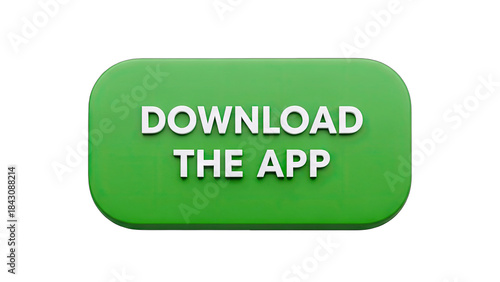 Download the App Button: Green and White Design