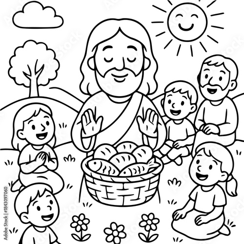 Kindness's Embrace: An illustrative portrayal of a moment of communal sharing, evoking warmth and connection amidst nature. A scene of unity and compassion unfolds.