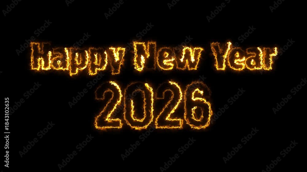 New Year 2026 Luxury Gold Background with Shining Line Effects. Happy ...