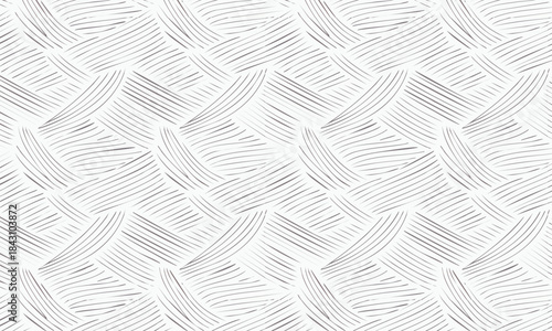 Modern Scandi Style Vector Background, Neutral White and Grey Curved Stripes Wallpaper Design