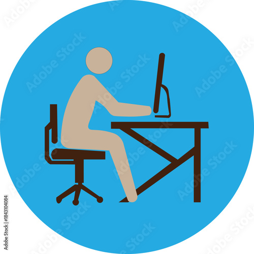 man working on laptop