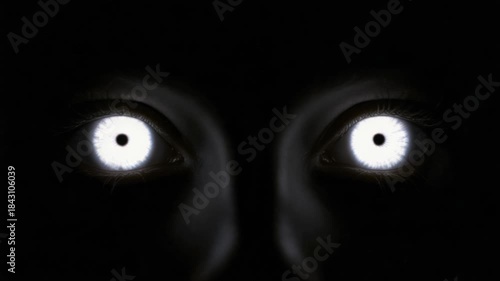 Captivating Glare Multiple Eyes Staring Out from the Darkness