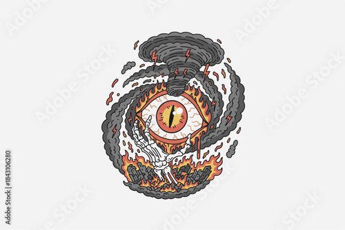 tshirt design vector for merch