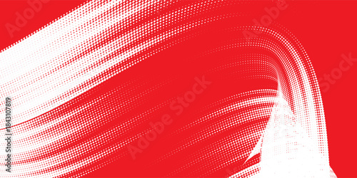 red and white brush wrap car sticker pattern abstract banner sporty lines red and white color combination grunge brush modern pattern racing motorsport vector design.