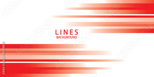 Abstract horizontal light red stripe lines on white background. You can use for ad, poster, template, business presentation. Vector illustration