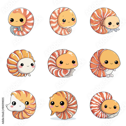 Set Icon of nautilus style minimal flat