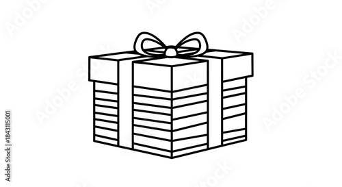 A simple digital representation of a vector file placeholder on a clean white background