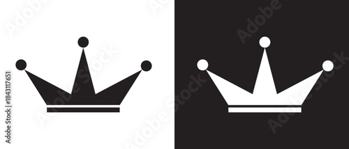 Crown icon set, collection of  vector crown design. modern and abstract crown symbol.
