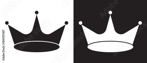 Crown icon set, collection of  vector crown design. modern and abstract crown symbol.