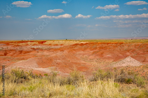 bright red rock