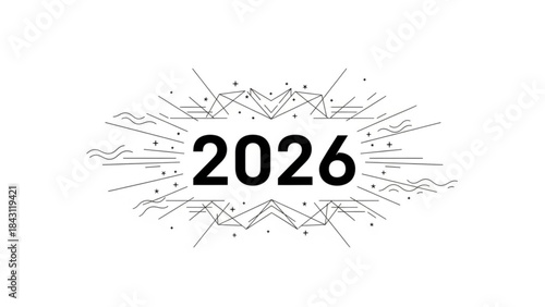 2026 business success concept 3D illustration of marketing symbol for internet sale and money communication