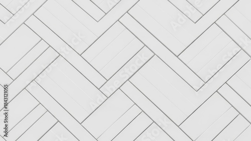 Modern White Herringbone Tile Pattern for Interior Design and Architecture