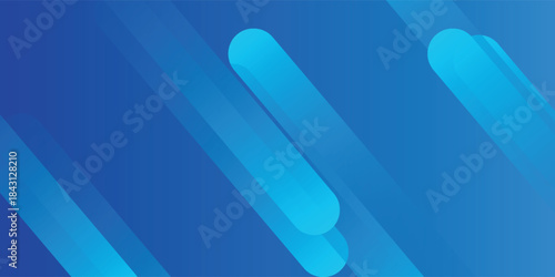 Abstract blue background with diagonal lines. Dynamic shapes composition. vector eps10