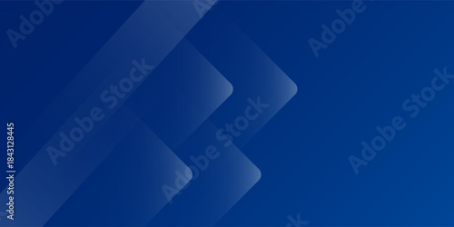 Abstract blue background with glowing geometric lines. Modern blue gradient square shape design. Futuristic technology concept. Suit for brochure, corporate, poster, modern