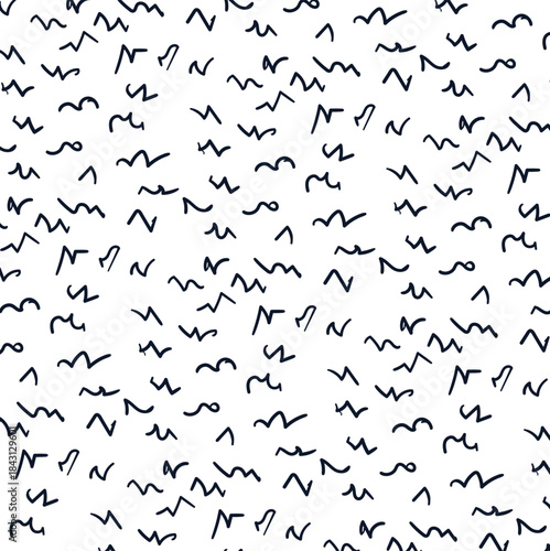 Small, jagged lines or pieces of wire create texture.