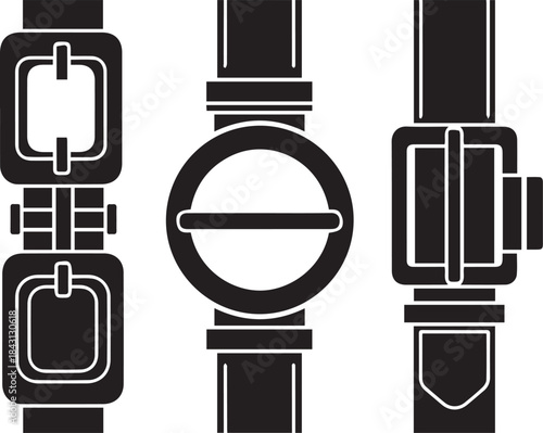 Collection of stylish watch designs with various strap styles