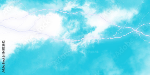 Abstract watercolor background and Beautiful blue sky with white clouds. Soft white clouds blue sky background atmosphere air weather wind. Blue sky and white clouds background, 