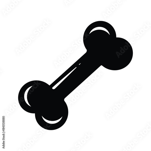 Barbell body piercing jewelry icon