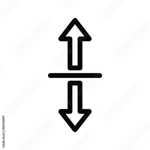 Double arrow icon indicating direction