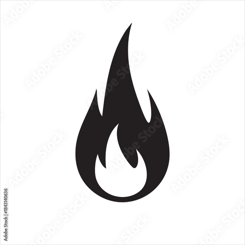 vector fire icon