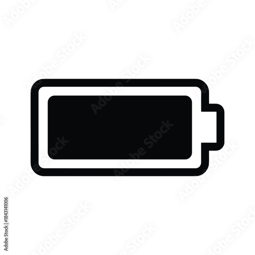 Low battery icon indicating empty charge