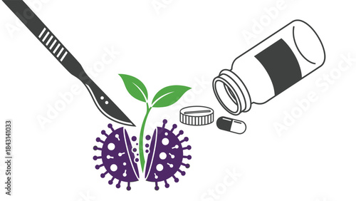 Medical breakthrough: overcoming virus with treatment and new growth