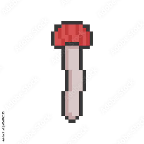 mushroom plant retro pixel art