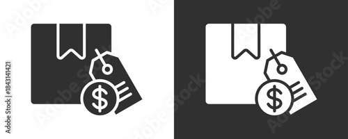 Label Icon Set Vector Collection Isolated In Black And White