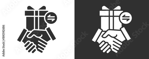 Trade Icon Set Vector Collection Isolated In Black And White